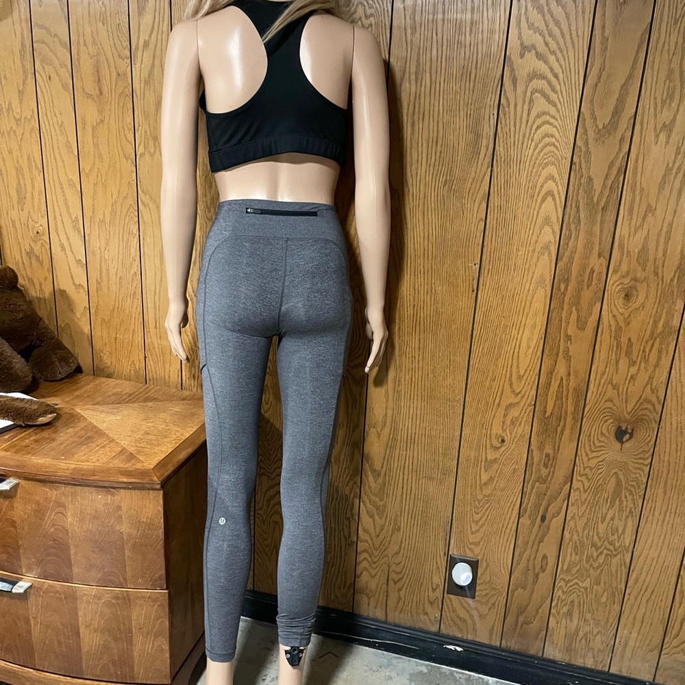 Lululemon"Speed Up Tight*28" Heathered Gray First Release - Picture 2 of 16